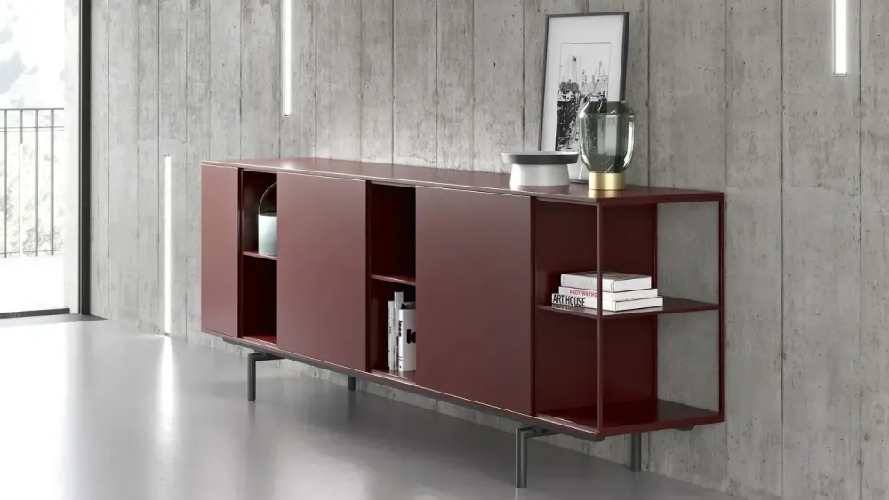 Madia di in laccato opaco Lexia a prezzo riservato^Doimo Salotti New