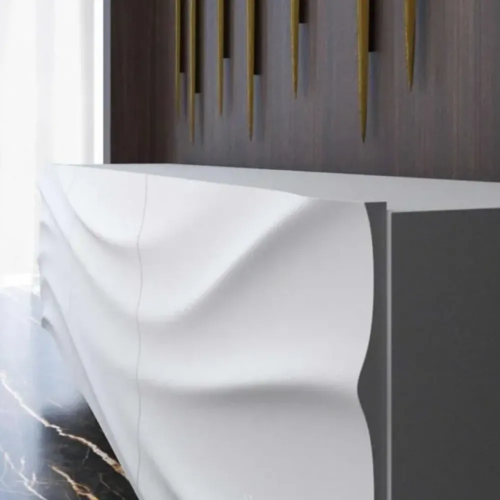 Madia di in laccato opaco Fluida * a prezzo Outlet^Fratelli Mirandola Clearance