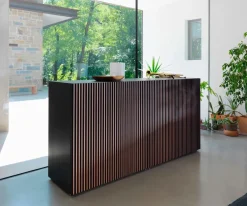 Madia di in legno Leon wood a prezzo Outlet^Horm