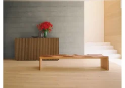 Madia di in legno Leon wood a prezzo Outlet^Horm