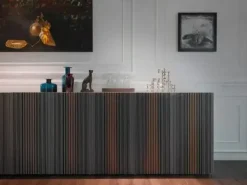 Madia di in legno Leon wood a prezzo Outlet^Horm