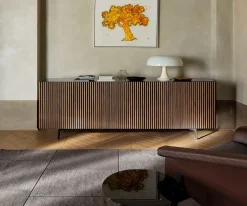 Madia di in legno Leon wood a prezzo Outlet^Horm