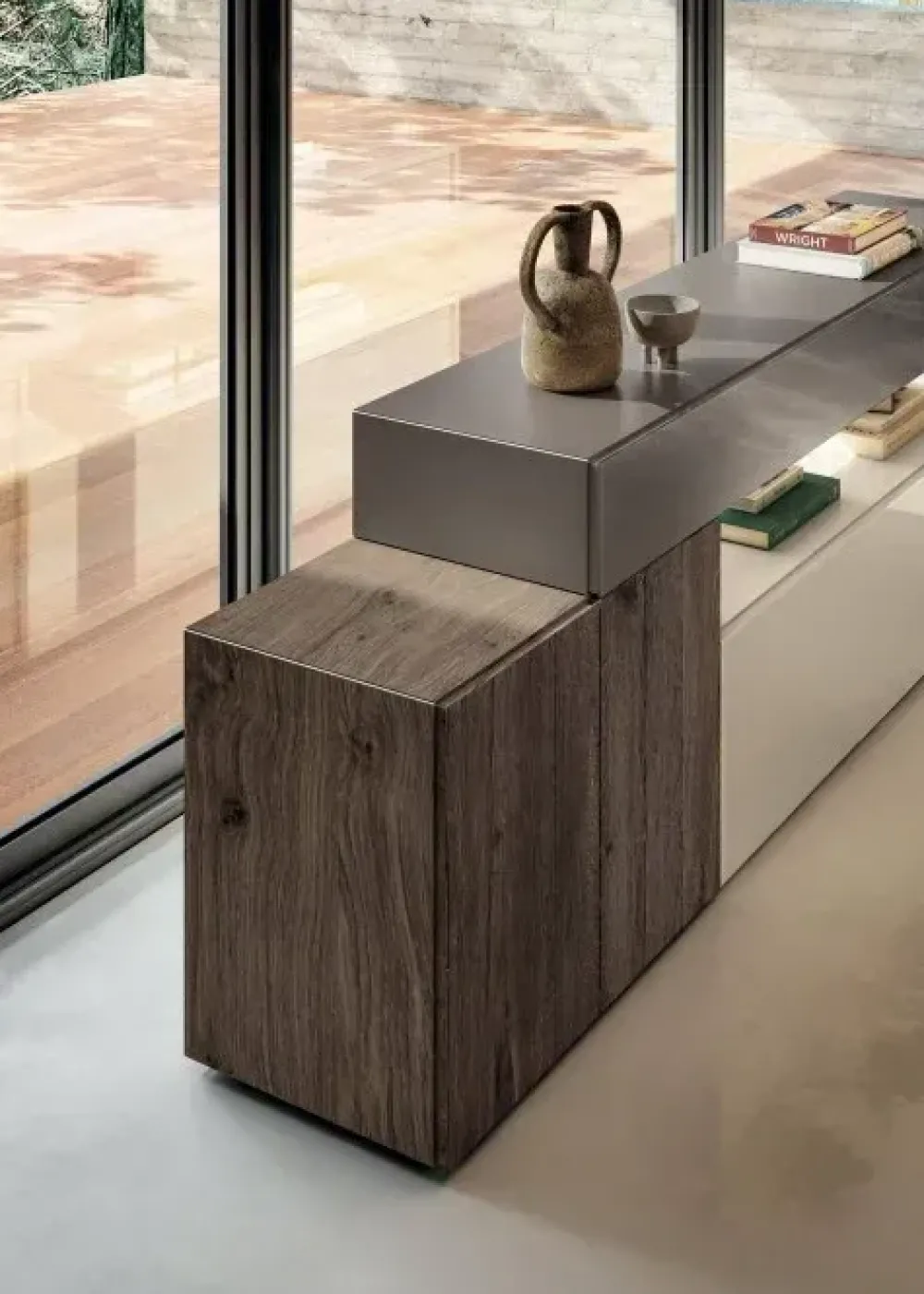 Lago Madia di in legno Madia 10813 a prezzo Outlet- Madie