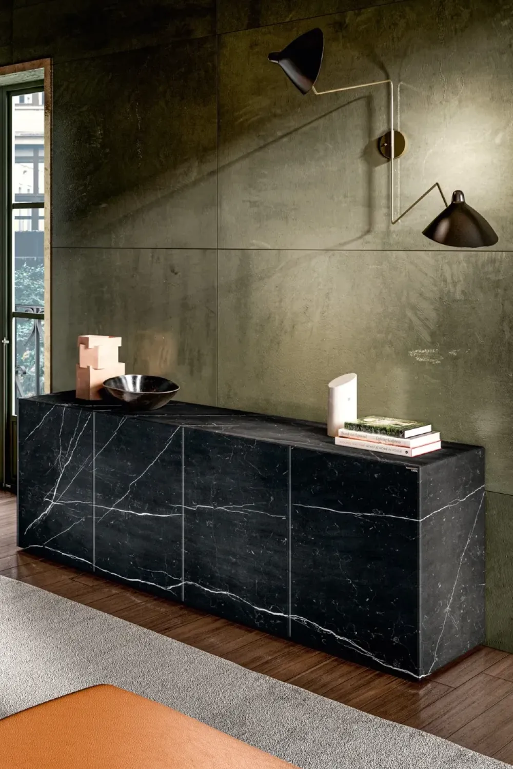 Lago Madia di in vetro Materia 1007 a prezzo riservato- Madie