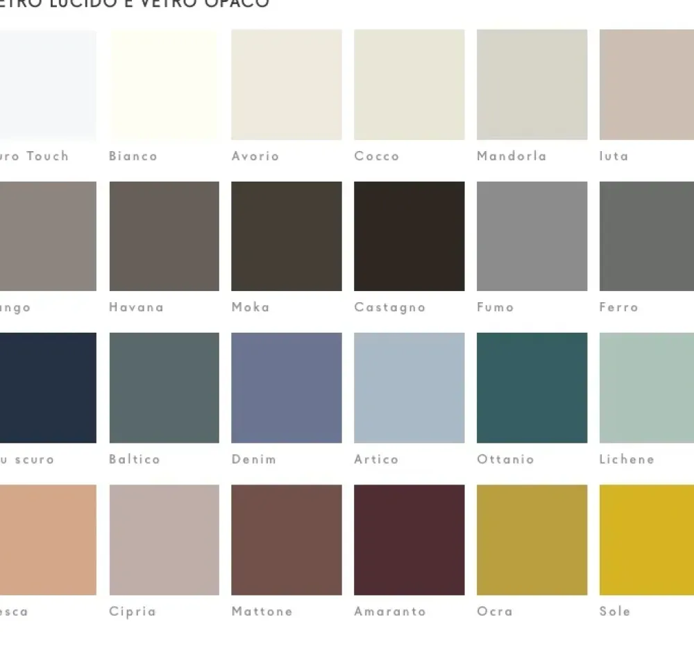 Lago Madia di in vetro Materia 1007 a prezzo riservato- Madie