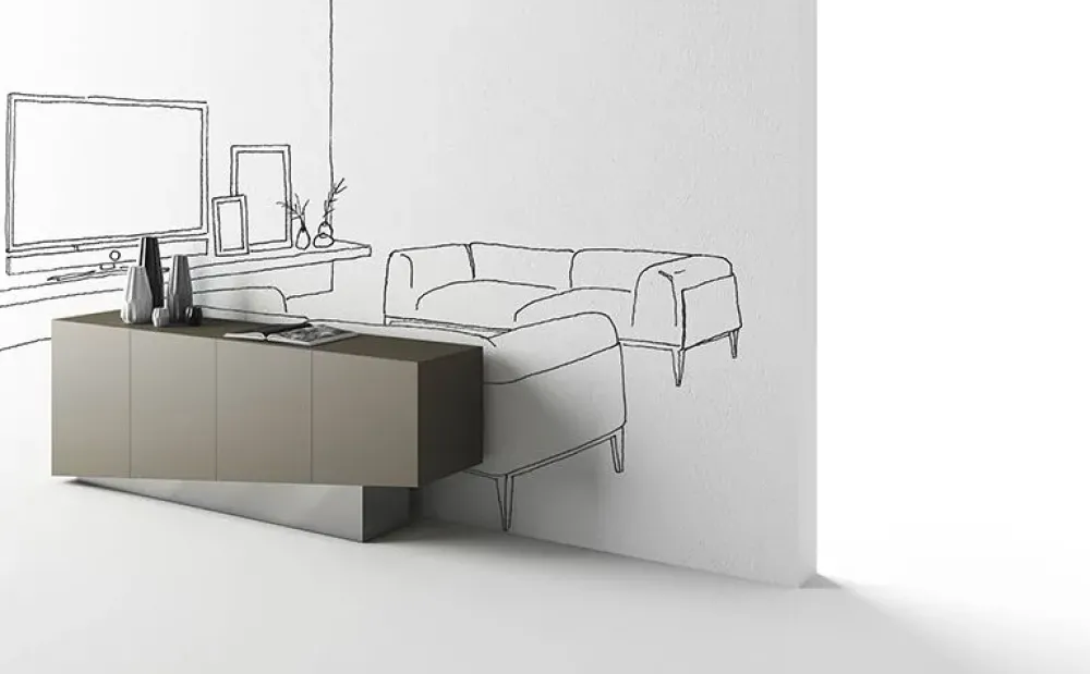 New Madia di in legno Extra a prezzo riservato Madie