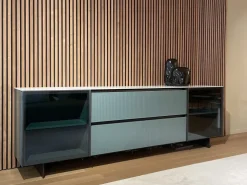 Madia di in vetro Living 2023 in Offerta Outlet^NovaMobili Best