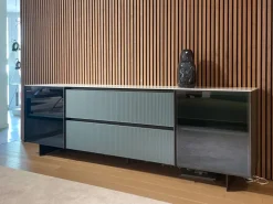 Madia di in vetro Living 2023 in Offerta Outlet^NovaMobili Best