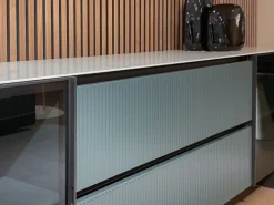 Madia di in vetro Living 2023 in Offerta Outlet^NovaMobili Best