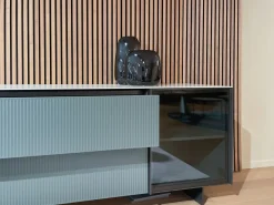 Madia di in vetro Living 2023 in Offerta Outlet^NovaMobili Best