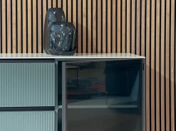 Madia di in vetro Living 2023 in Offerta Outlet^NovaMobili Best