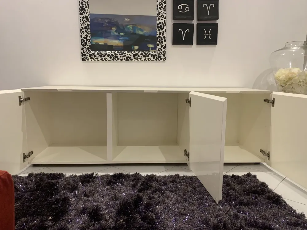 Madia di in laccato opaco Cube in Offerta Outlet^Olivieri Hot