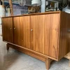 Outlet Etnico Madia di in legno Madia credenza teak 150 a prezzo scontato- Madie