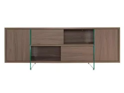 Hot Madia di in laminato materico Madison a prezzo Outlet Madie