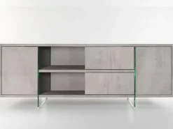 Hot Madia di in laminato materico Madison a prezzo Outlet Madie