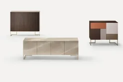 Clearance Madia di in laccato opaco Grafica in Offerta Outlet Madie