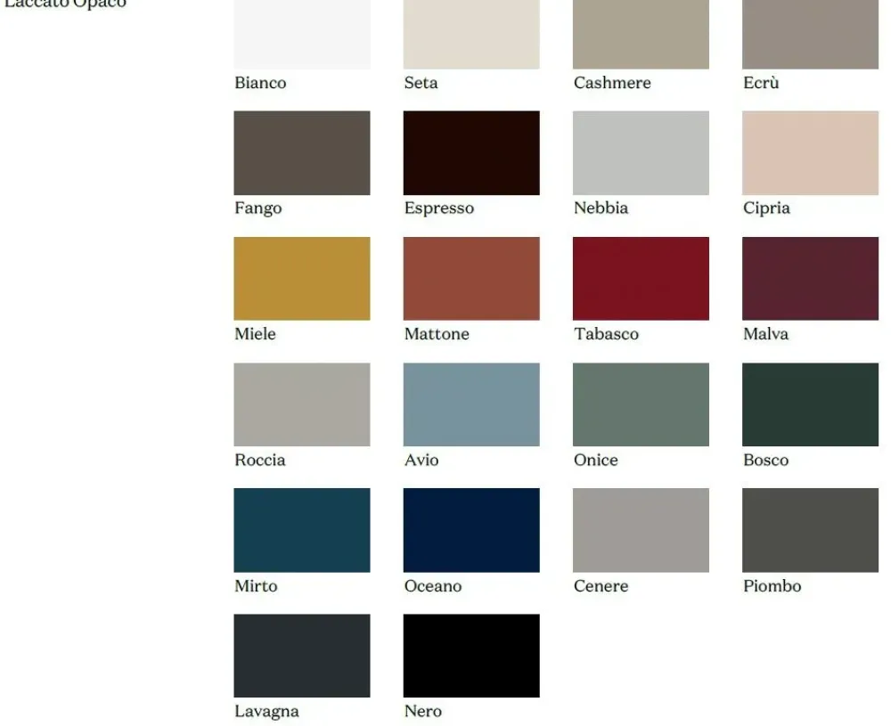 Clearance Madia di in laccato opaco Grafica in Offerta Outlet Madie