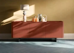 Discount Madia di in legno Aster a prezzo Outlet Madie