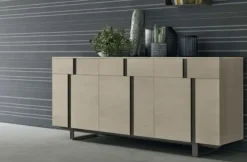 Clearance Madia di in laccato opaco Athena a prezzo riservato Madie