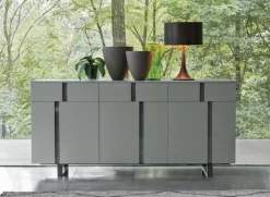 Clearance Madia di in laccato opaco Athena a prezzo riservato Madie