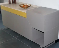 Clearance Madia di in laccato opaco Madia remix a prezzo scontato Madie