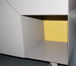 Clearance Madia di in laccato opaco Madia remix a prezzo scontato Madie