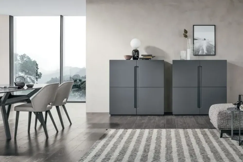 Madia di in laccato opaco Montgomery verticale a prezzo scontato^Tomasella Outlet