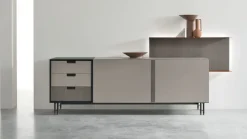 Madia di in laccato opaco Time unit_ti 127 a prezzo scontato^Tomasella Sale