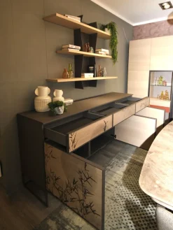 Tomasella Madia di in laminato materico Vinci a prezzo scontato- Madie