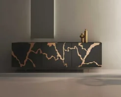 Madia Elettra di in stile moderno in Offerta Outlet Madie