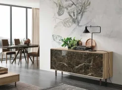 New Madia Giunone in laminato materico a prezzo scontato Madie