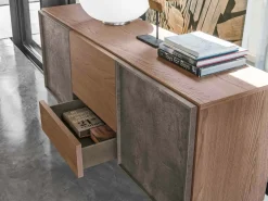 Outlet Madia in legno stile moderno Minerva Madie