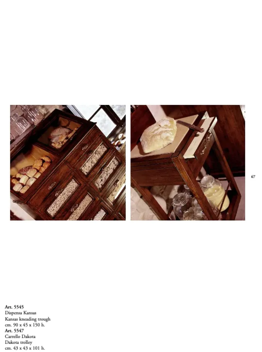 Outlet Madia in stile classico Dispensa kansas di a prezzo scontato Madie