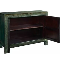 Outlet Etnico Madia in stile classico Mobile credenza 2 ante in olmo china fino '800 xianw di a prezzo Outlet- Madie