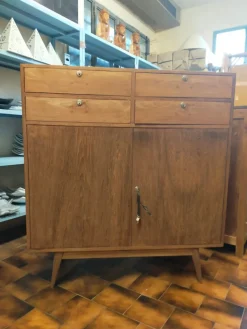Madia in stile design Credenza alta vintage teak  di in Offerta Outlet^Outlet Etnico Clearance