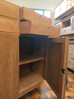 Madia in stile design Credenza alta vintage teak  di in Offerta Outlet^Outlet Etnico Clearance