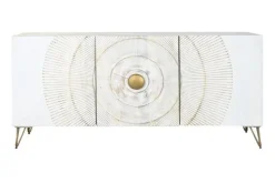 Outlet Madia in stile design Credenza mango bianco 160 di a prezzo Outlet Madie