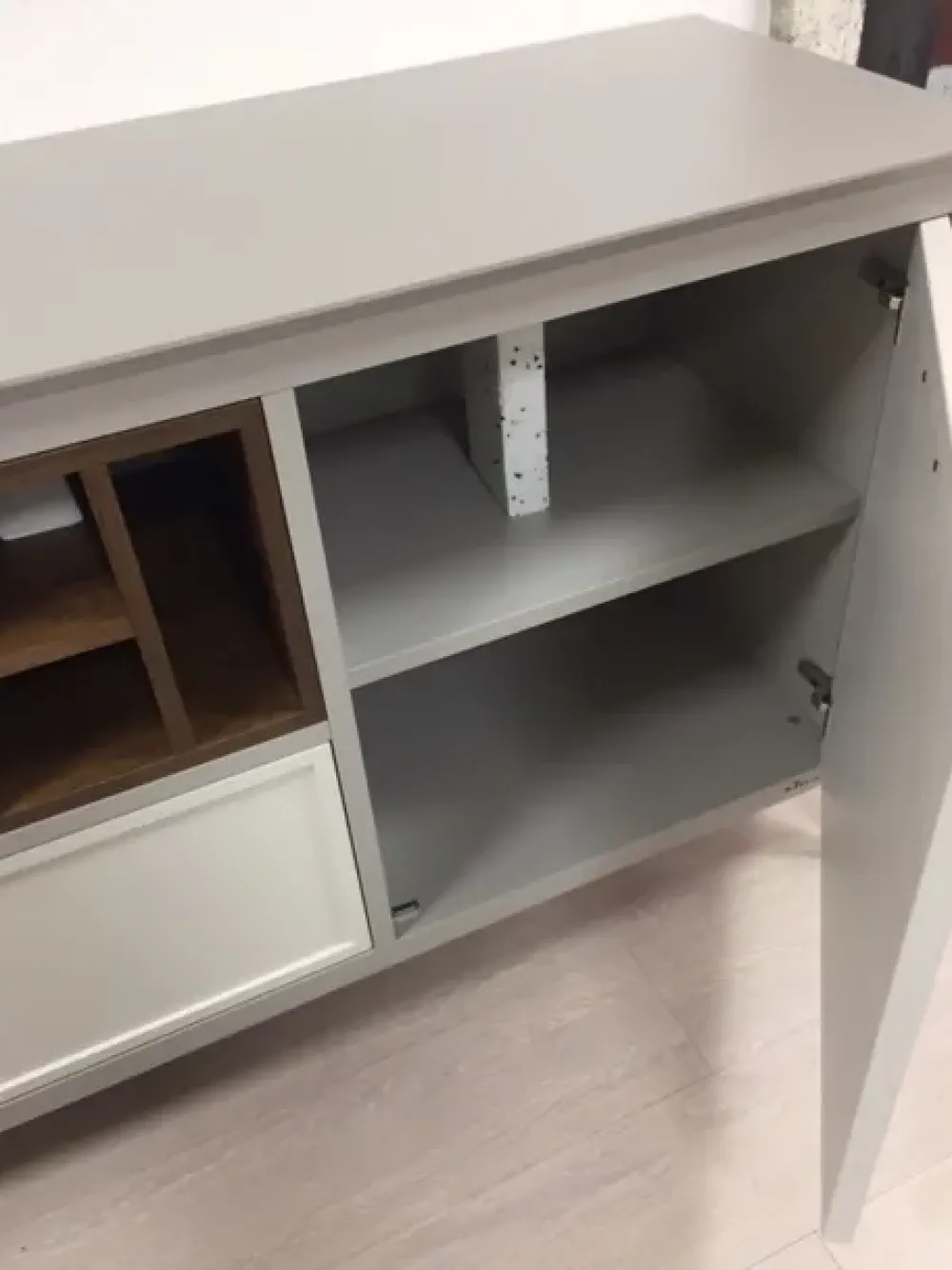 Outlet Madia in stile design in legno Offerta Outlet Madie