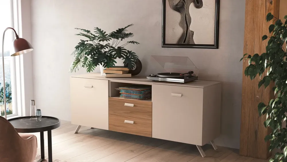 Gierre Mobili Madia in stile moderno Abaco 13 di a prezzo Outlet- Madie