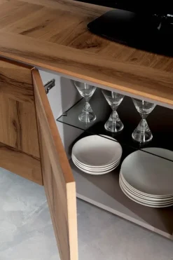 Outlet Madia in stile moderno Alizée di scontata Madie