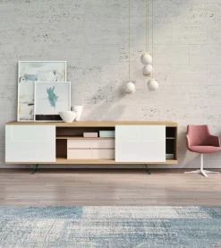 Presotto Madia in stile moderno Aliante di in Offerta Outlet- Madie