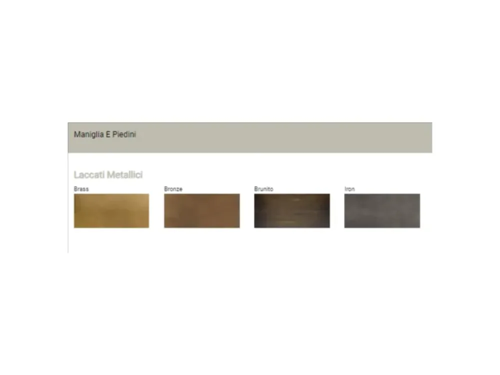 Presotto Madia in stile moderno Aliante di in Offerta Outlet- Madie