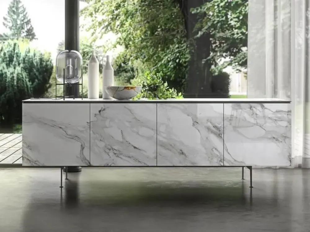 Ozzio Madia in stile moderno Armor di in Offerta Outlet- Madie