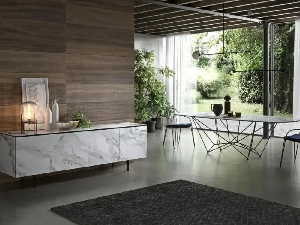 Ozzio Madia in stile moderno Armor di in Offerta Outlet- Madie