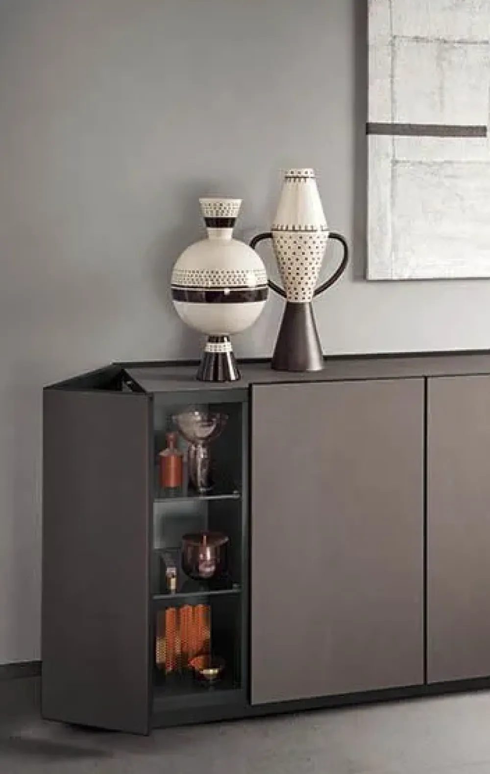 Sale Madia in stile moderno Cornice di a prezzo scontato Madie