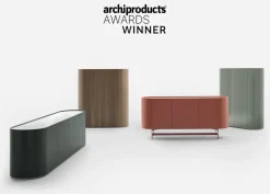 Pianca Madia in stile moderno Credenza modello dedalo di in Offerta Outlet- Madie