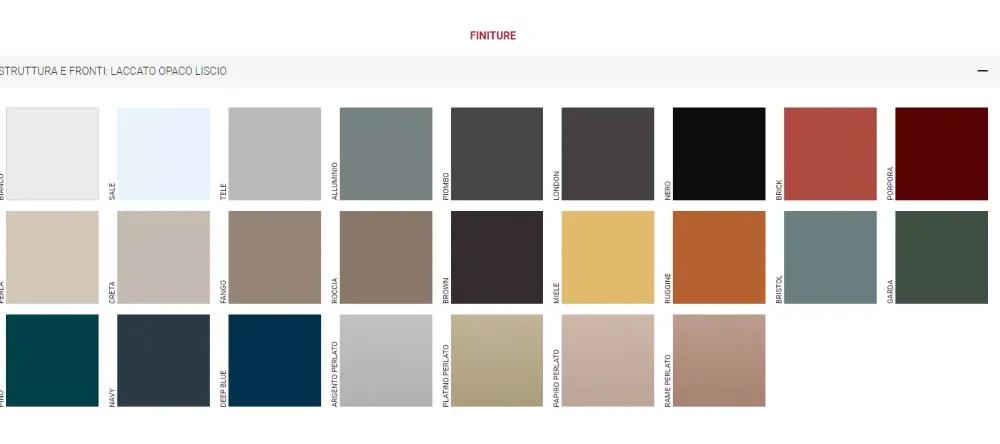 Giessegi Madia in stile moderno Fifty di in Offerta Outlet- Madie