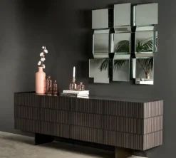 Madia in stile moderno Flamingo di in Offerta Outlet^Tonin Casa Outlet