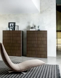 Madia in stile moderno Flamingo di in Offerta Outlet^Tonin Casa Outlet