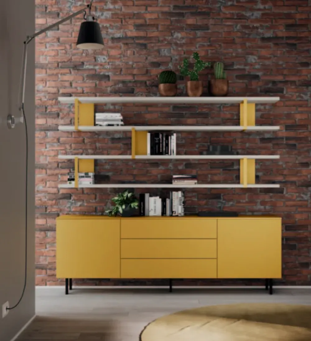 Orme Madia in stile moderno Madia light 7.1 di in Offerta Outlet- Madie